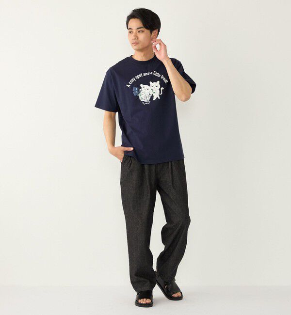 SHIPS Colors 「さかがみ家&times;SHIPS:コラボ プリント Tシャツ◇」|Tシャツ・カットソー|