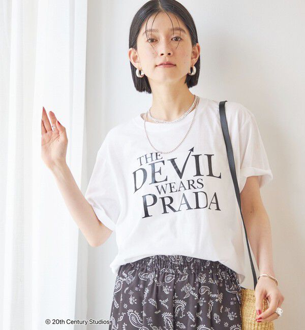 SHIPS for women「【SHIPS別注】GOOD ROCK SPEED: The devil wears PRADA」|Tシャツ・カットソー|ホワイト