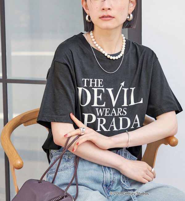 SHIPS for women「【SHIPS別注】GOOD ROCK SPEED: The devil wears PRADA」|Tシャツ・カットソー|ダークグレー