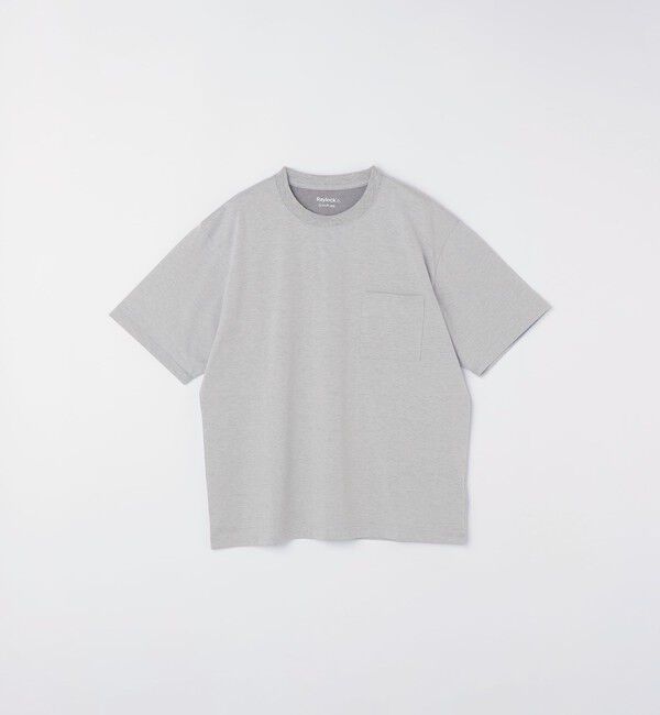SHIPS any「SHIPS any:〈接触冷感/吸水速乾/UVカット/遮熱〉Raylock ダブルフェイス ポケット Tシャツ」|Tシャツ・カットソー|