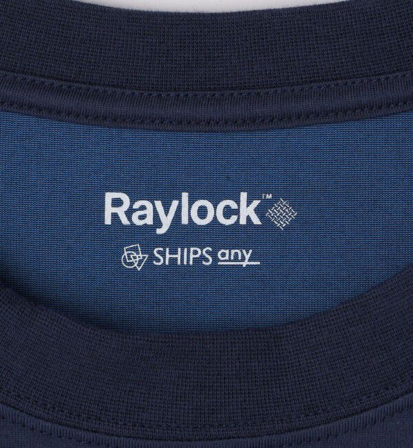 SHIPS any「SHIPS any:〈接触冷感/吸水速乾/UVカット/遮熱〉Raylock ダブルフェイス ポケット Tシャツ」|Tシャツ・カットソー|