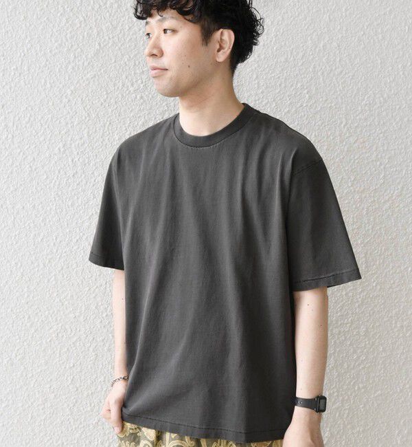 SHIPS any「【SHIPS any別注】ONEITA:〈洗濯機可能〉ピグメント ダイ リラックス Tシャツ◇」|Tシャツ・カットソー|