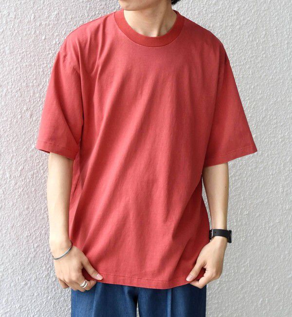 SHIPS any「【SHIPS any別注】ONEITA:〈洗濯機可能〉ピグメント ダイ リラックス Tシャツ◇」|Tシャツ・カットソー|