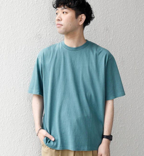 SHIPS any「【SHIPS any別注】ONEITA:〈洗濯機可能〉ピグメント ダイ リラックス Tシャツ◇」|Tシャツ・カットソー|