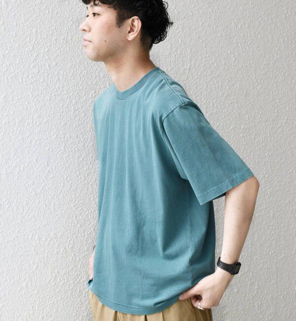 SHIPS any「【SHIPS any別注】ONEITA:〈洗濯機可能〉ピグメント ダイ リラックス Tシャツ◇」|Tシャツ・カットソー|