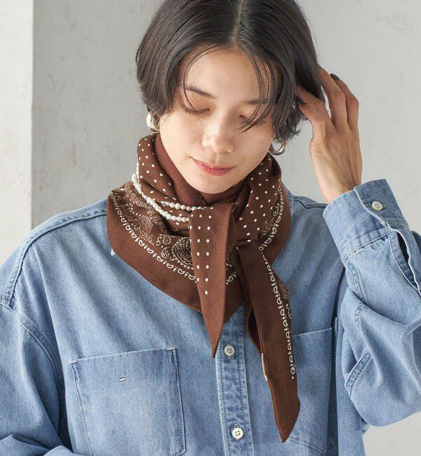 SHIPS for women「destin: Judy Triangle Bandana」|バンダナ・スカーフ|