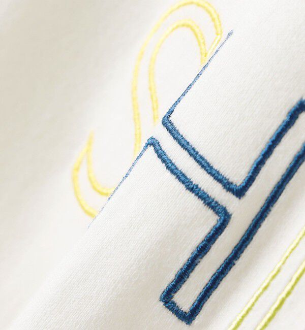 SHIPS KIDS「SHIPS KIDS:100～130cm/ 刺繍 ロゴ ロングスリーブ Tシャツ」|Tシャツ・カットソー|