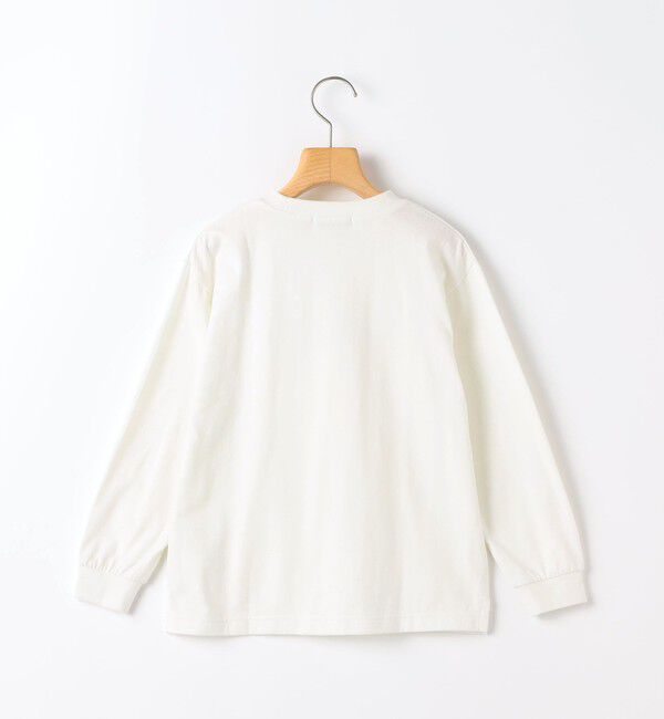 SHIPS KIDS「SHIPS KIDS:100～130cm/ 刺繍 ロゴ ロングスリーブ Tシャツ」|Tシャツ・カットソー|