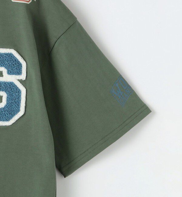SHIPS KIDS「SHIPS KIDS:140～160cm /〈UVカット/接触冷感〉ワッペンプリント Tシャツ」|Tシャツ・カットソー|