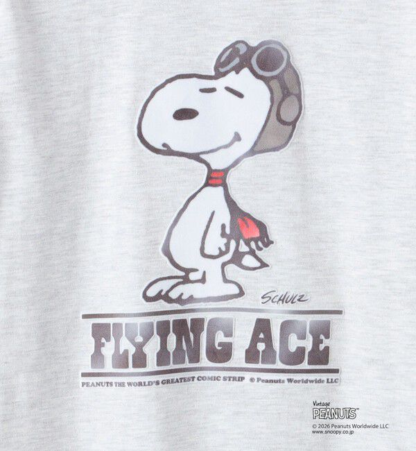 SHIPS KIDS「SHIPS KIDS:100～130cm / PEANUTS FA プリント ロングスリーブ Tシャツ」|Tシャツ・カットソー|
