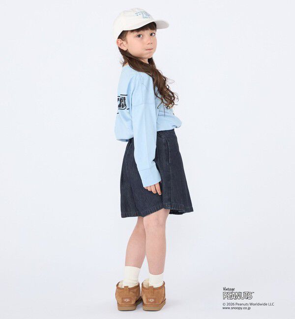 SHIPS KIDS「SHIPS KIDS:100～130cm / PEANUTS FA プリント ロングスリーブ Tシャツ」|Tシャツ・カットソー|
