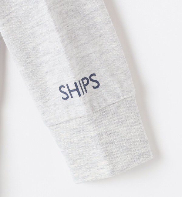 SHIPS KIDS「SHIPS KIDS:80～90cm / PEANUTS FA プリント ロングスリーブ Tシャツ」|Tシャツ・カットソー|