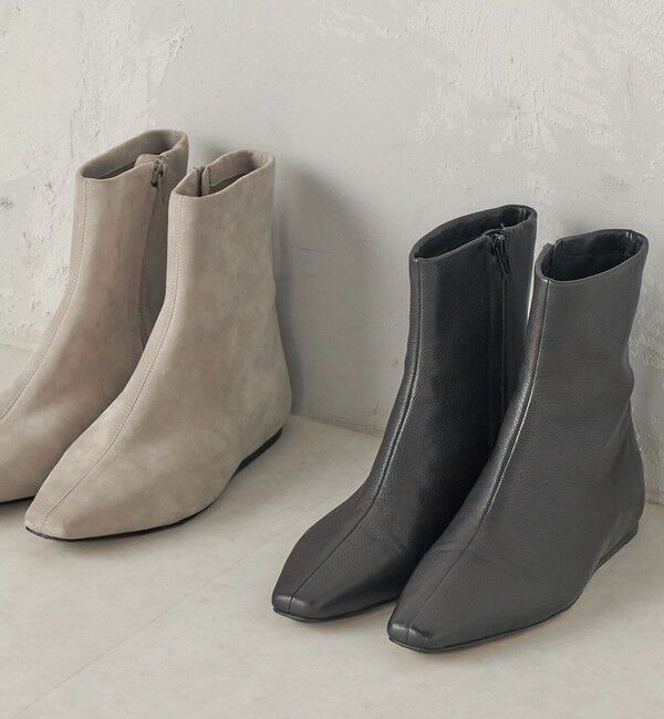 SHIPS for women「《予約》JVAM: イン ヒール ブーツ」|ショートブーツ|