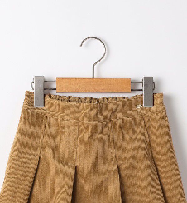 SHIPS KIDS「140～150cm / プリーツ コーデュロイ キュロット」|キュロット|