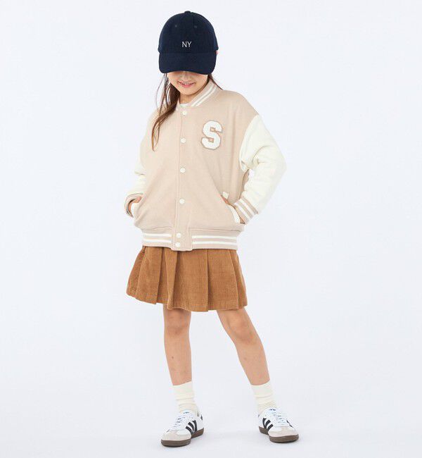 SHIPS KIDS「100～130cm / プリーツ コーデュロイ キュロット」|キュロット|