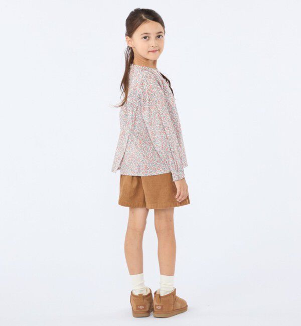 SHIPS KIDS「100～130cm / プリーツ コーデュロイ キュロット」|キュロット|