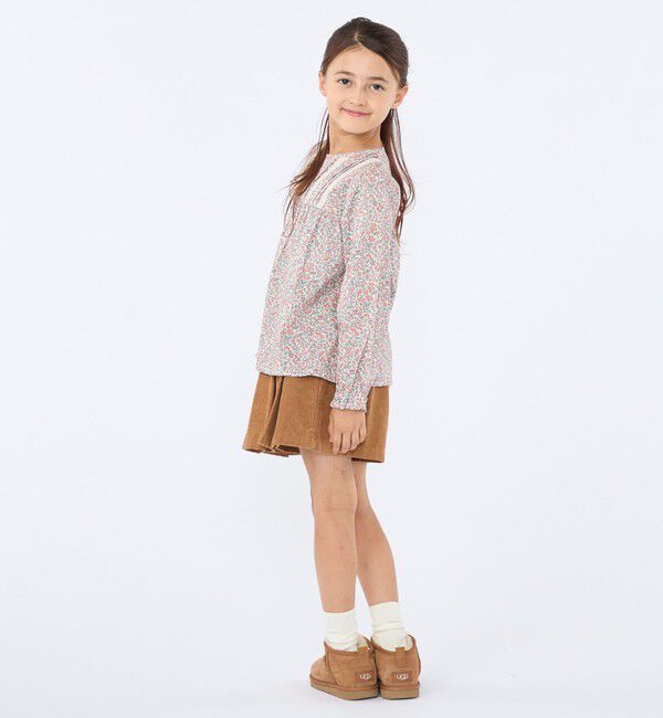 SHIPS KIDS「100～130cm / プリーツ コーデュロイ キュロット」|キュロット|