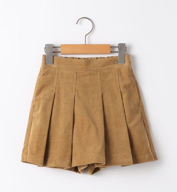 SHIPS KIDS「100～130cm / プリーツ コーデュロイ キュロット」|キュロット|