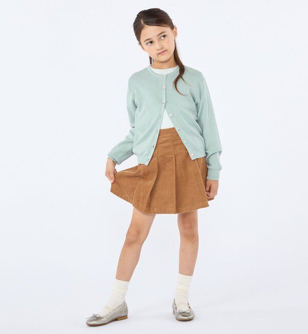 SHIPS KIDS「100～130cm / プリーツ コーデュロイ キュロット」|キュロット|
