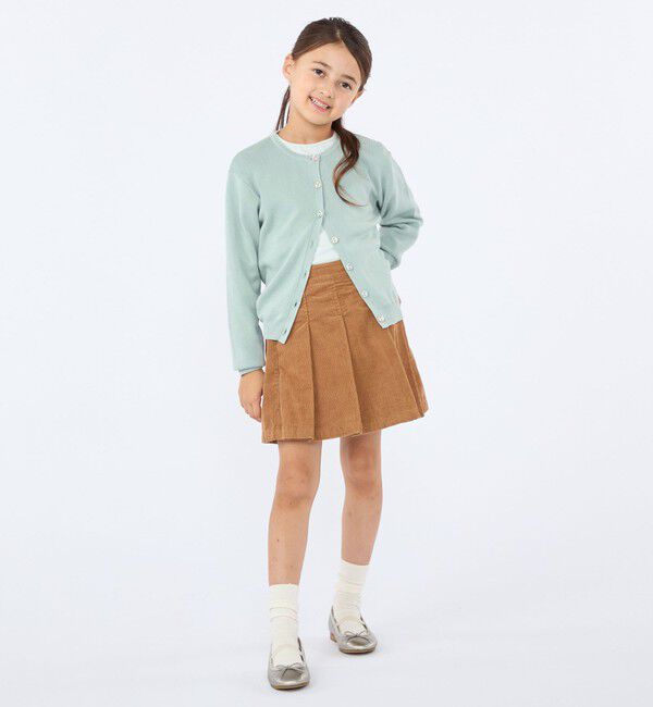 SHIPS KIDS「100～130cm / プリーツ コーデュロイ キュロット」|キュロット|