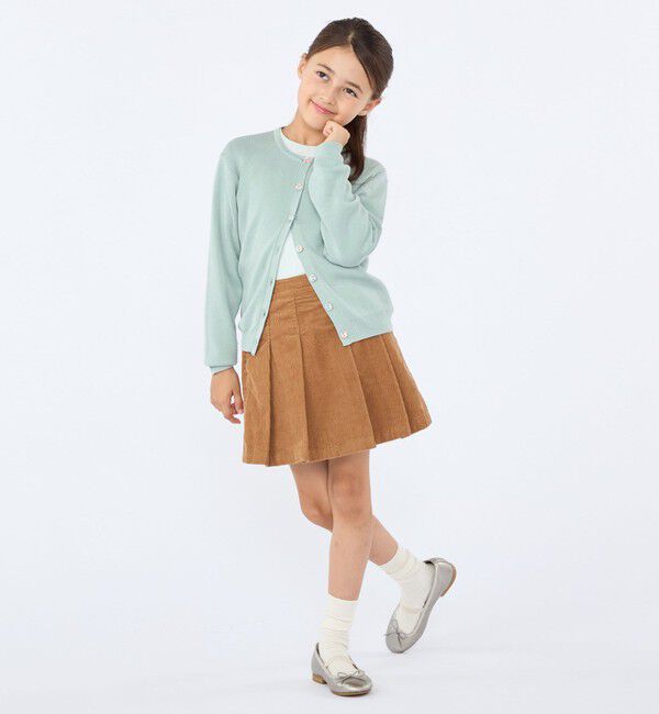 SHIPS KIDS「100～130cm / プリーツ コーデュロイ キュロット」|キュロット|