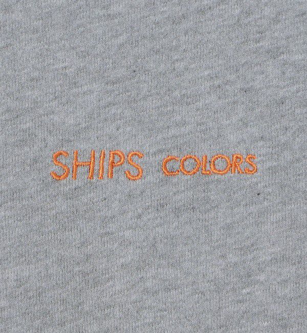 SHIPS Colors 「〈キーホルダー付属〉 SHIPS Colors ロゴ ワンポイント 刺繍 スウェット」|スウェット・ジャージ|
