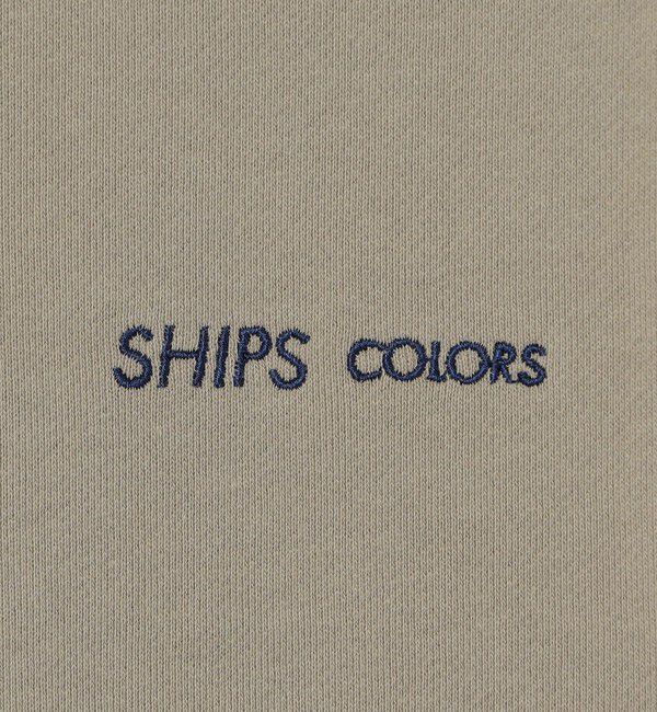 SHIPS Colors 「〈キーホルダー付属〉 SHIPS Colors ロゴ ワンポイント 刺繍 スウェット」|スウェット・ジャージ|