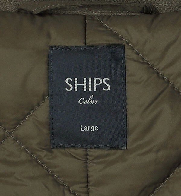 SHIPS Colors 「《予約》〈撥水・防風・防花粉〉All Weather Tex パディング モッズコート◆」|ミリタリー・モッズコート|