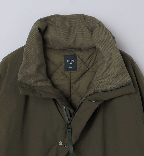 SHIPS Colors 「《予約》〈撥水・防風・防花粉〉All Weather Tex パディング モッズコート◆」|ミリタリー・モッズコート|