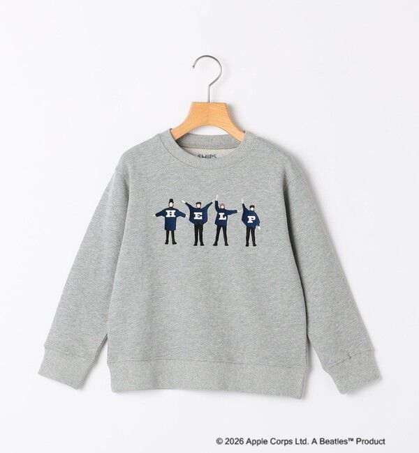 SHIPS KIDS「140～160cm /【THE BEATLES（ザ・ビートルズ）】スウェット」|スウェット・ジャージ|グレー