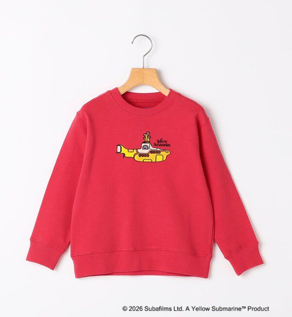 SHIPS KIDS「140～160cm /【THE BEATLES（ザ・ビートルズ）】スウェット」|スウェット・ジャージ|レッド