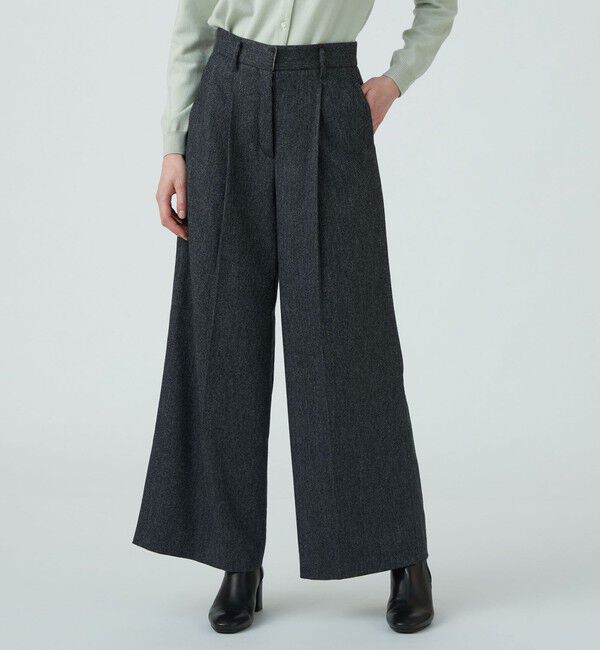 Ballsey「メランジカルゼ タックワイドパンツ」|その他|