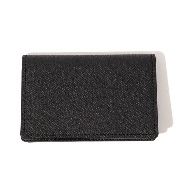 TOMORROWLAND GOODS「【別注】BROOKLYN MUSEUM シュリンクレザー マチカードケース」|名刺入れ・カードケース|19 ブラック