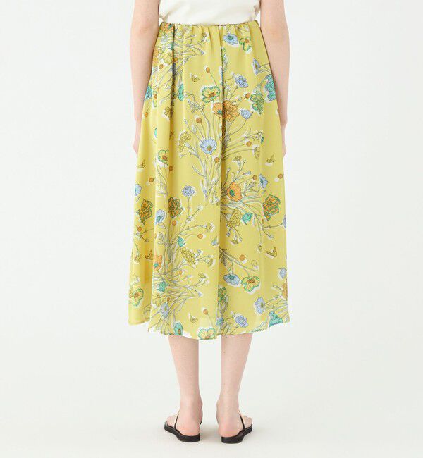 Ballsey「【別注】manipuri for Ballsey Collage Bloom アシンメトリータックスカート」|フレア|