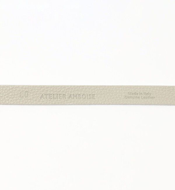 TOMORROWLAND GOODS「ATELIER AMBOISE LONG レザーベルト」|ベルト|