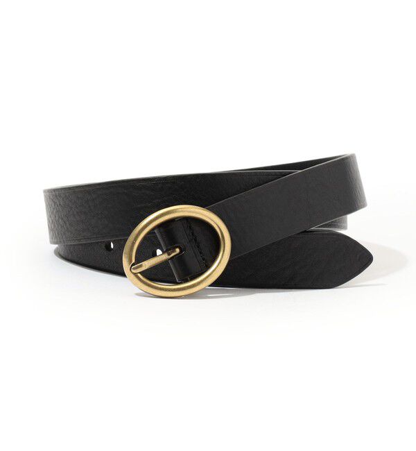 TOMORROWLAND GOODS「Maison Boinet レザーベルト」|ベルト|19 ブラック
