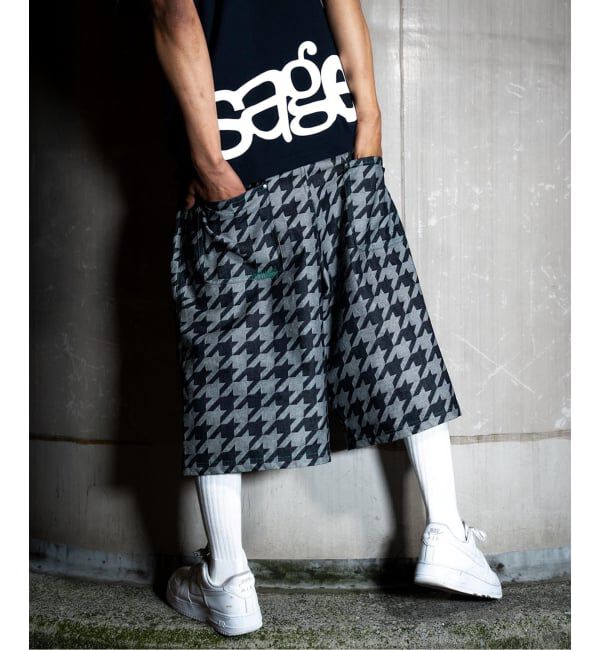 JOINT WORKS「SAGE / セイジ 5age Houndstooth Denim Shorts」|その他|