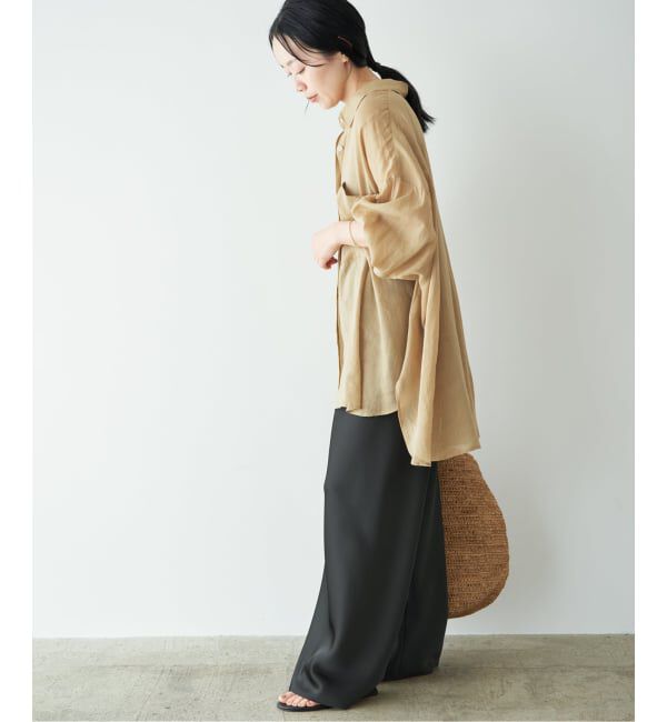 Plage「Satin Bias Relax パンツ」|その他|