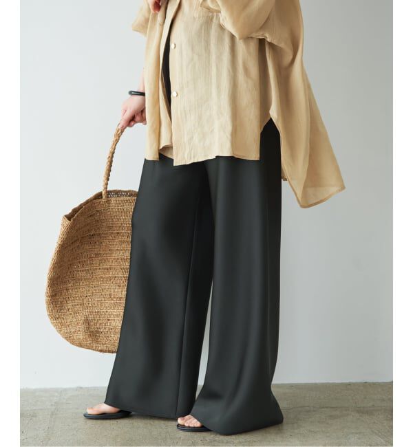 Plage「Satin Bias Relax パンツ」|その他|
