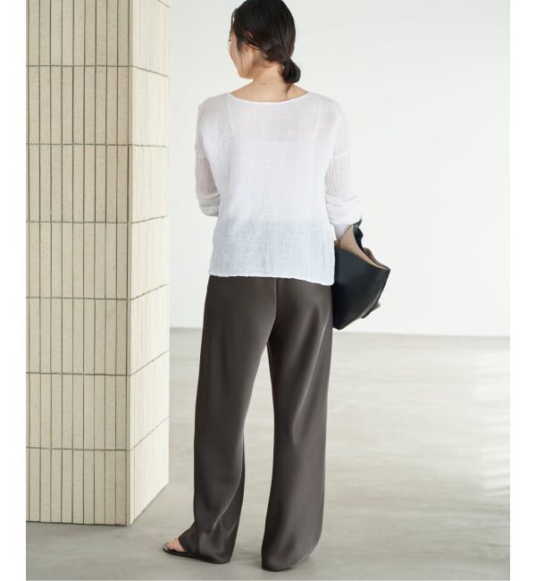 Plage「Satin Bias Relax パンツ」|その他|