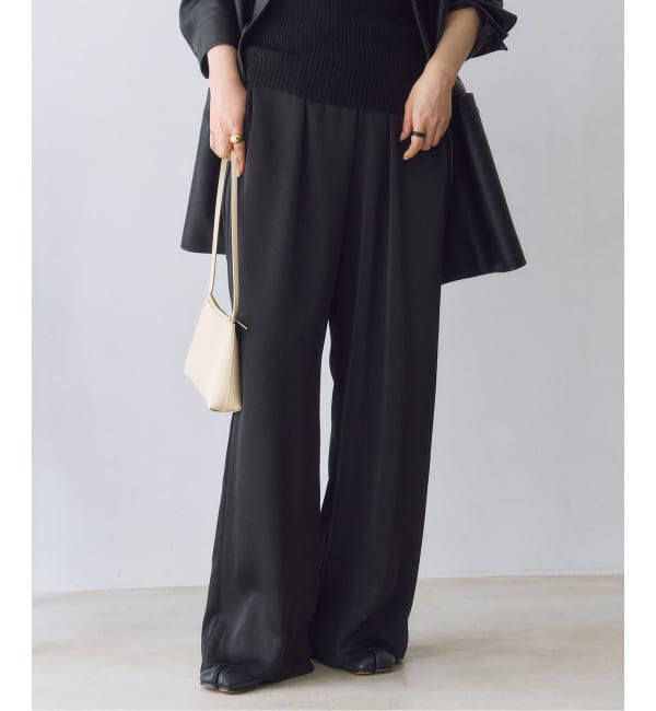 Plage「《追加予約》dull satin relax パンツ 2」|その他|
