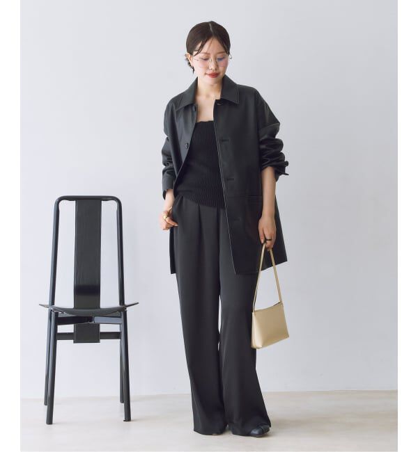 Plage「《追加予約》dull satin relax パンツ 2」|その他|