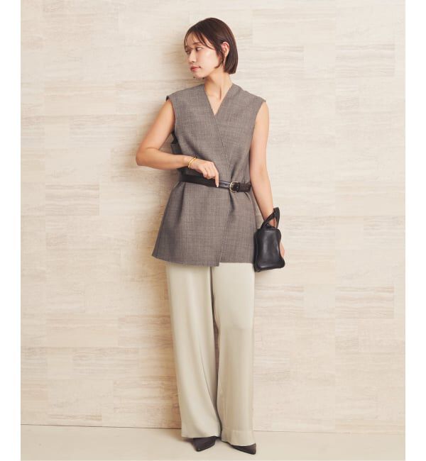 Plage「《追加予約》dull satin relax パンツ 2」|その他|