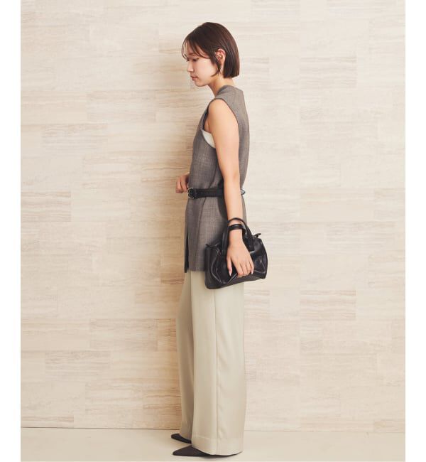 Plage「《追加予約》dull satin relax パンツ 2」|その他|