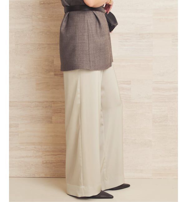 Plage「《追加予約》dull satin relax パンツ 2」|その他|