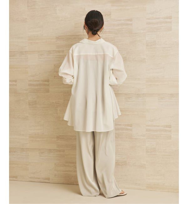 Plage「《追加予約》dull satin relax パンツ 2」|その他|