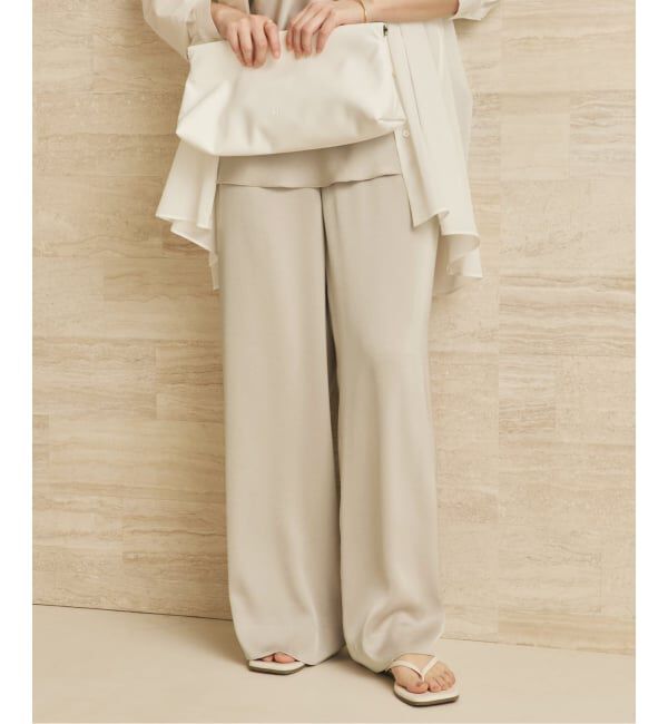 Plage「《追加予約》dull satin relax パンツ 2」|その他|