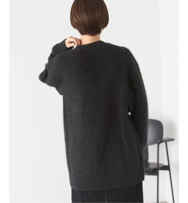 Plage「《予約》Fur Crew-Neck Slit プルオーバー」|ニット・セーター|