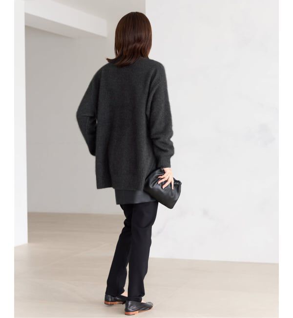 Plage「《予約》Fur Crew-Neck Slit プルオーバー」|ニット・セーター|