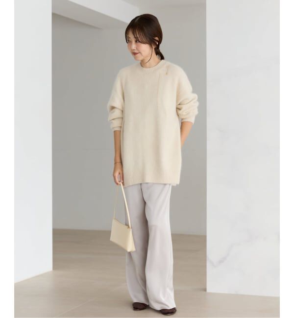 Plage「《予約》Fur Crew-Neck Slit プルオーバー」|ニット・セーター|